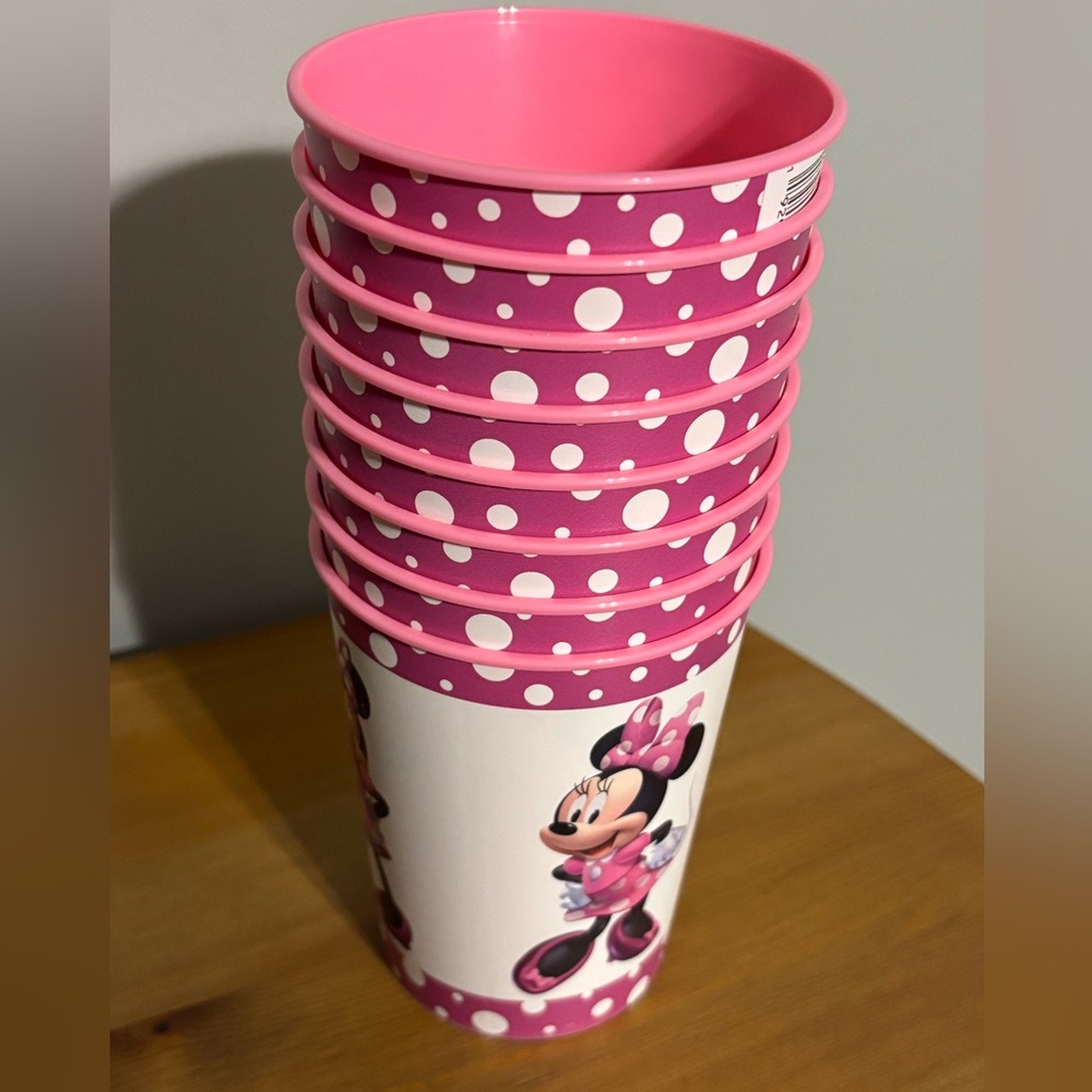 Disney Inspired Minnie Mouse Party Cups - Picture 2 of 2